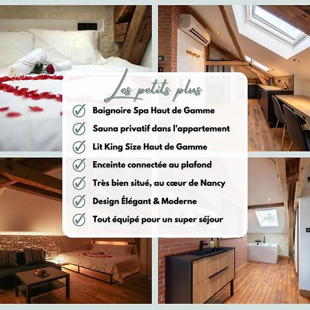 Evasion Chic, Spa Et Sauna Sous Les Toits Nancy Eksteriør bilde
